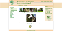 Desktop Screenshot of kleingarten-prenzlberg.de